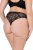 Ulla Popken 848522 String-alushousut pitsillä 3 kpl Musta - Alushousut - 
