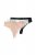 Ulla Popken 848522 String-alushousut pitsillä 3 kpl Musta - Alushousut - 