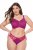 Ulla Popken 848522 String-alushousut pitsillä 3 kpl Tummanlila - Alushousut - 