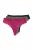 Ulla Popken 848522 String-alushousut pitsillä 3 kpl Tummanlila - Alushousut - 