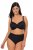 Ulla Popken 848803 Alushousut pitsillä 3 kpl Musta - Alushousut - 