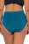 Ulla Popken 848803 Alushousut pitsillä 3 kpl Petrooli - Alushousut - 