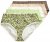 Ulla Popken 848810 Eläinkuvioiset alushousut 5 kpl Taupe - Alushousut - 
