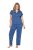 Ulla Popken 849144 Eläinkuvioinen pyjama Tummansininen - Pyjama/Loungewear - 