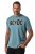JP1880 849790 AC/DC Classic Logo T-paita Turkoosinsininen - Bändi T-paidat - Bänditbaidat isoissa koissa