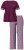 Ulla Popken 849850 Ruudullinen pyjama Marjanpunainen - Pyjama/Loungewear - 