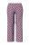 Ulla Popken 849850 Ruudullinen pyjama Marjanpunainen - Pyjama/Loungewear - 
