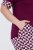 Ulla Popken 849850 Ruudullinen pyjama Marjanpunainen - Pyjama/Loungewear - 