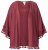 Ulla Popken 849860 Kimono Ruosteenpunainen - Neuletakit - Neuletakit isoissa koissa