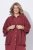 Ulla Popken 849860 Kimono Ruosteenpunainen - Neuletakit - Neuletakit isoissa koissa