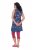 Ulla Popken 849887 Hihaton jerseymekko Tummansininen - Trikoomekot - 