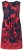 Ulla Popken 850175 Kuviollinen jerseymekko Koralli - Trikoomekot - 