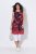 Ulla Popken 850175 Kuviollinen jerseymekko Koralli - Trikoomekot - 