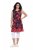 Ulla Popken 850175 Kuviollinen jerseymekko Koralli - Trikoomekot - 