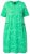 Ulla Popken 850204 Lyhythihainen jerseymekko V-aukolla Vihreä - Trikoomekot - 