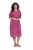 Ulla Popken 850346 Kuviollinen mekko V-aukolla Roosa - Midimekot - Midimekot isoissa ko'oissa