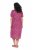 Ulla Popken 850346 Kuviollinen mekko V-aukolla Roosa - Midimekot - Midimekot isoissa ko'oissa