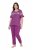 Ulla Popken 850403 Kukkakuvioinen pyjama Violetti - Pyjama/Loungewear - 