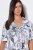 Ulla Popken 850441 Kuviollinen pyjama Luonnonvalkoinen - Pyjama/Loungewear - 