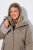 Ulla Popken 850509 Tekoturkistakki Taupe - Takit - Naisten takit plus-koossa
