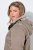 Ulla Popken 850509 Tekoturkistakki Taupe - Takit - Naisten takit plus-koossa