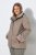 Ulla Popken 850509 Tekoturkistakki Taupe - Takit - Naisten takit plus-koossa