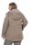 Ulla Popken 850509 Tekoturkistakki Taupe - Takit - Naisten takit plus-koossa