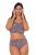 Ulla Popken 850538 Kukkakuvioiset alushousut luomupuuvillaa 2 kpl Ruskea - Alushousut - 