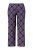 Ulla Popken 850864 Ruudullinen 3-osainen pyjamasetti Violetti - Pyjama/Loungewear - 