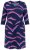 Ulla Popken 850920 Jerseymekko Tummansininen - Naisten mekot isot koot - Mekot kaikille koille