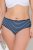 Ulla Popken 850966 Raidalliset alushousut 5 kpl Tummansininen - Alushousut - 