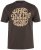 JP1880 851001 Rolling Stones Retro Logo T-paita Pähkinänruskea - Bändi T-paidat - Bänditbaidat isoissa koissa