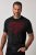 JP1880 851002 T-paita rintapainatuksella Musta TALL - TALL T-paidat - T-paidat pitkille miehille 