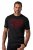 JP1880 851002 T-paita rintapainatuksella Musta TALL - TALL T-paidat - T-paidat pitkille miehille 
