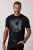 JP1880 851008 T-paita rintapainatuksella Musta TALL - TALL T-paidat - T-paidat pitkille miehille 