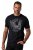 JP1880 851008 T-paita rintapainatuksella Musta TALL - TALL T-paidat - T-paidat pitkille miehille 