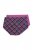 Ulla Popken 851071 Ruudulliset alushousut luomupuuvillaa 2 kpl Violetti - Alushousut - 