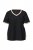 Ulla Popken 851245 Raidallinen pyjama Musta - Pyjama/Loungewear - 