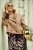 Ulla Popken 851435 Trenssitakki Ruskea - Pitkät takit - Naisten takit isoissa kooissa