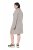 Ulla Popken 851563 Pitkähihainen neulemekko Beige - Naisten mekot isot koot - Mekot kaikille koille