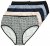 Ulla Popken 851687 Kuviolliset alushousut 5 kpl Vaaleansininen - Alushousut - 