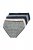 Ulla Popken 851687 Kuviolliset alushousut 5 kpl Vaaleansininen - Alushousut - 