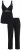 Ulla Popken 851693 Pyjama Musta - Pyjama/Loungewear - 