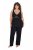 Ulla Popken 851693 Pyjama Musta - Pyjama/Loungewear - 
