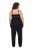 Ulla Popken 851693 Pyjama Musta - Pyjama/Loungewear - 