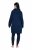 Ulla Popken 851749 Ruudullinen oleskelumekko hupulla Tummansininen - Pyjama/Loungewear - 