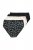 Ulla Popken 851752 Raidalliset alushousut 5 kpl Musta - Alushousut - 