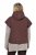 Ulla Popken 851785 Oversize tikattu liivi hupulla Ruskea - Liivit - 