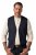 JP1880 851800 Kalanruotokuvioinen tweed-liivi Tummansininen - Puvut ja pikkutakit - Pukuja suurissa mitoissa