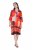 Ulla Popken 852024 A-linjainen midimekko 3/4-hihoilla Roosa - Midimekot - Midimekot isoissa ko'oissa